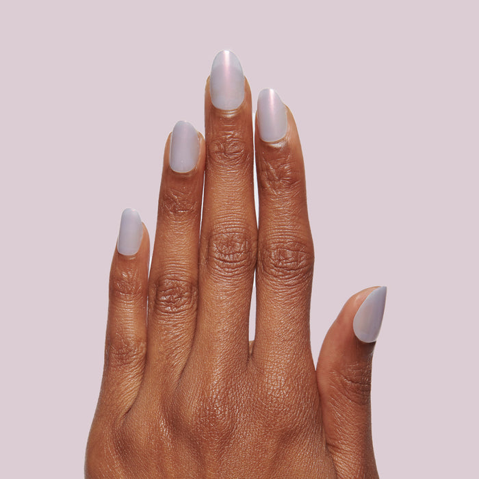 Mermaid Hair | Almond | Medium purple iridescent medium almond press-on nails for an easy at-home manicure