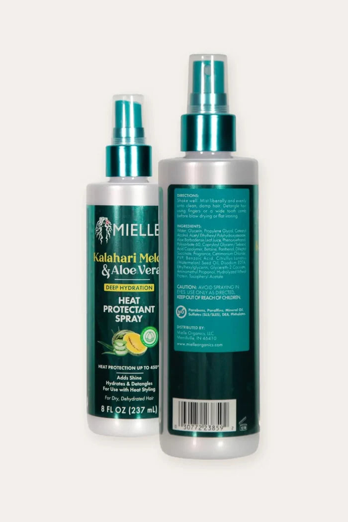 MIELLE KALAHARI MELON & ALOE HEAT PROTECTANT SPRAY 8oz