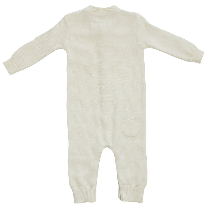 Milan Rib Knit Baby Coverall Jumpsuit (Organic Cotton)