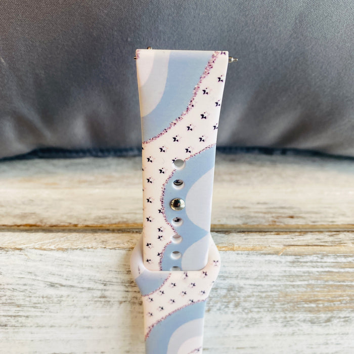 Milky Way Print Silicone Band For Fitbit Versa 1/2