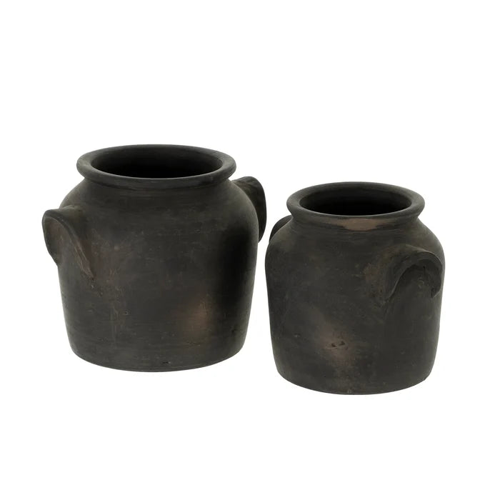 Milos Burnt Terracotta Urn | Three Sizes - Magnolia Lane co. Home + Garden + Gift