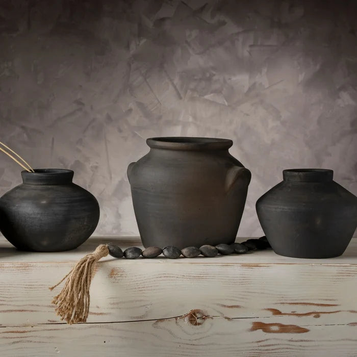 Milos Burnt Terracotta Urn | Three Sizes - Magnolia Lane co. Home + Garden + Gift