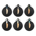 Mini Wood Serving Board Ebony - 6 Assorted