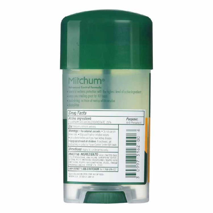 Mitchum Men Clear Gel Antiperspirant Deodorant, Sport  - 2.25 Oz - 24 Pack