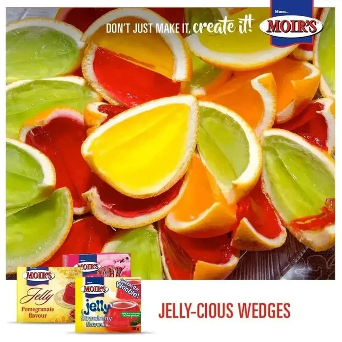 Moir's Jelly Pineapple 80g pack with real fruit juice and no artificial flavors or colors