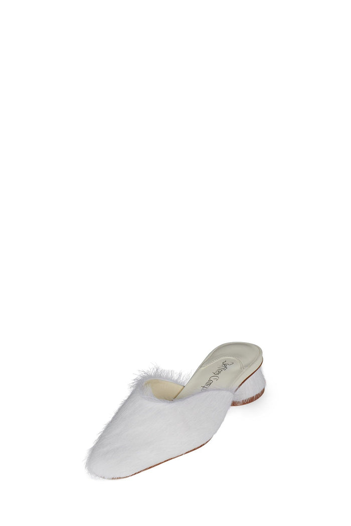 MOLLY-2F Jeffrey Campbell Heeled Mule Ivory Longhair
_hover