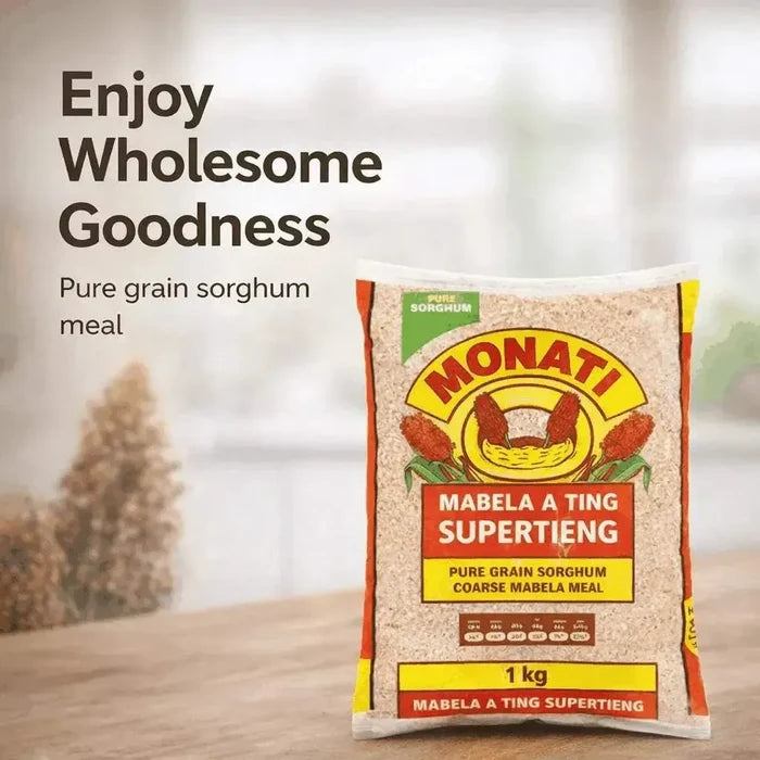 Monati Super Mabela Pure Grain Sorgham Supertieng (Course) - 1kg Facebook Ad