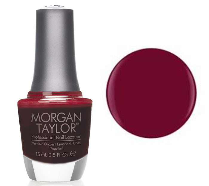Morgan Taylor Lacquer Nail Polish - From Paris With Love - Burgundy Creme - 15ML