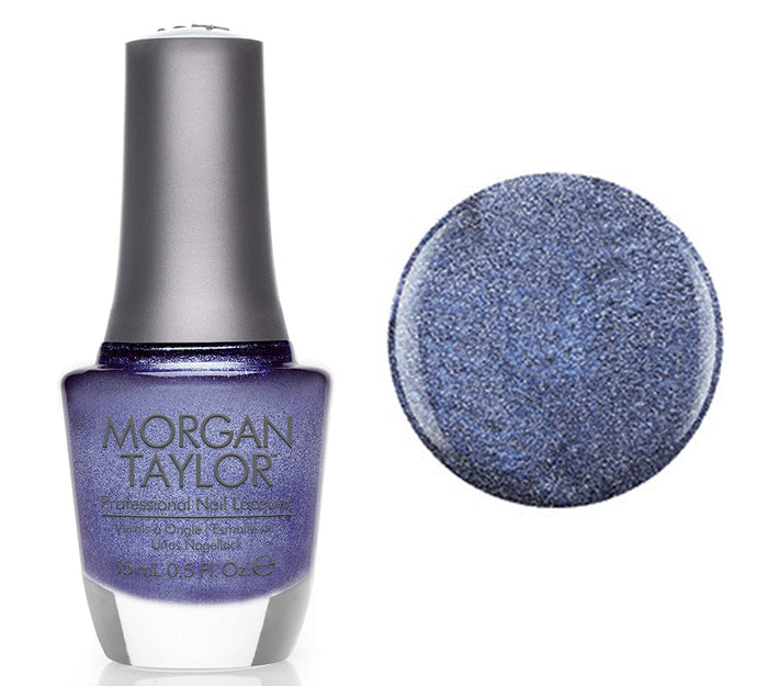 Morgan Taylor Lacquer Nail Polish - Rhythm And Blues - Denim Blue Metallic - 15ML