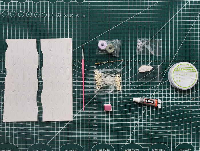 Morning Glory Brooch Chanhua Materials Flowers DIY Kit - Include Detailed Video Tutorial
