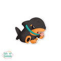 murphy the landshark 3 sticker