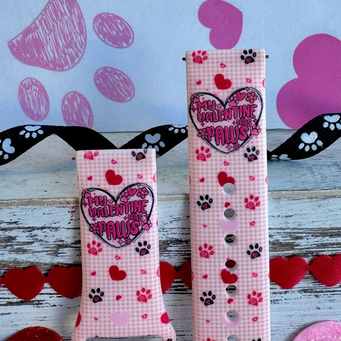 My Paw-Fect Valentine Print Silicone Band For Samsung Watch
