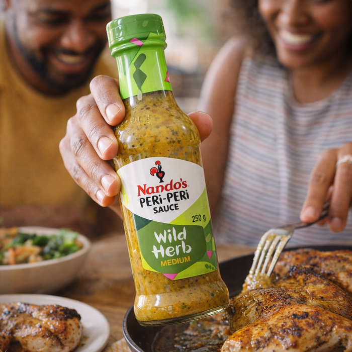 Nando's Peri Peri Wild Herb MEDIUM Sauce 250ml Facebook Ad