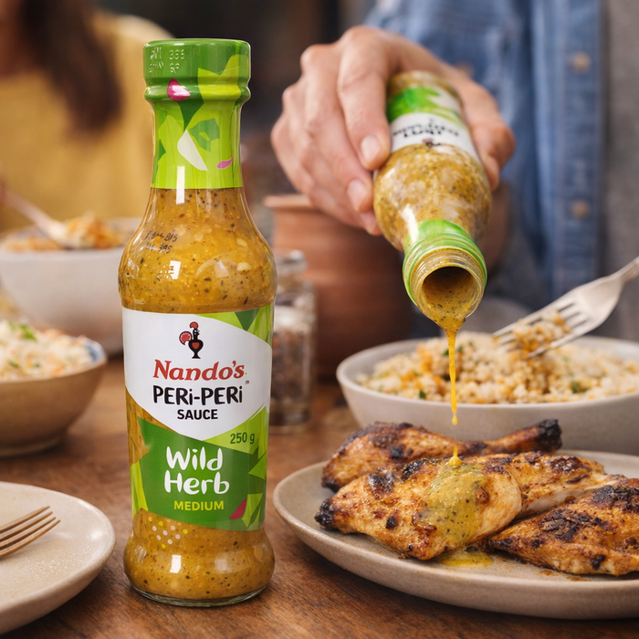 Nando's Peri Peri Wild Herb MEDIUM Sauce 250ml Facebook Ad