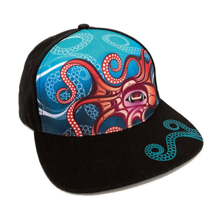 NATIVE NORTHWEST Snapback Ball Cap - Octopus (Nuu)