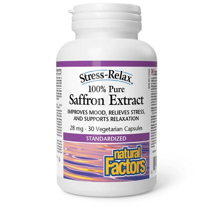 Natural Factors: Saffron Extract 100% Pure 28 mg