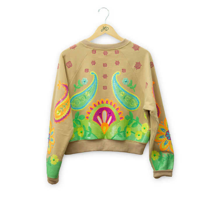 Neon Paisley Sweatshirt #SP26048