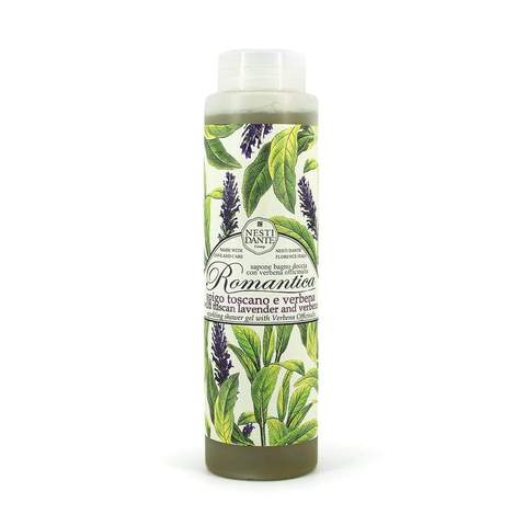 Nesti Dante shower gel bottle, Tuscan lavender & verbena, 300 ml