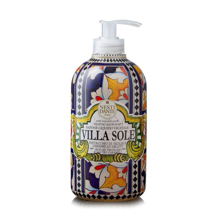 Nesti Dante Villa Sole Sicilian Pistachio &amp; Salted Caramel Liquid Soap 500 ml
