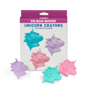 *NEW* Kid Made Modern Shaped Crayons - Three Unicorns