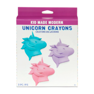 *NEW* Kid Made Modern Shaped Crayons - Three Unicorns