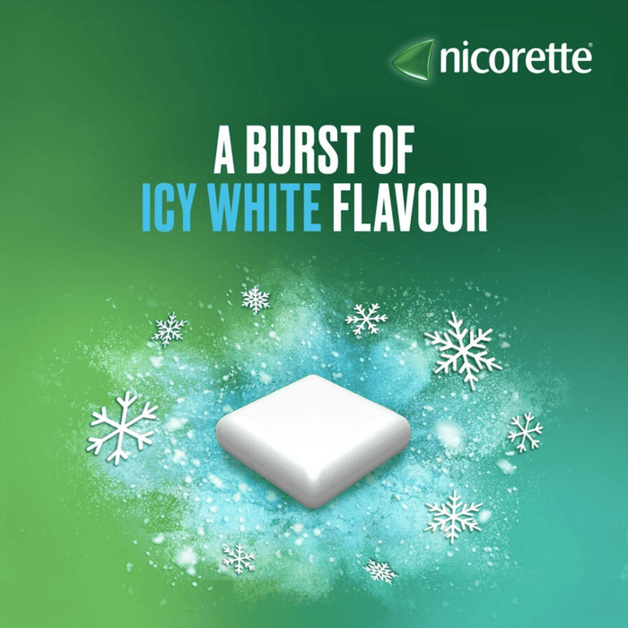Nicorette 2mg Gum Icy White - 210 Pieces