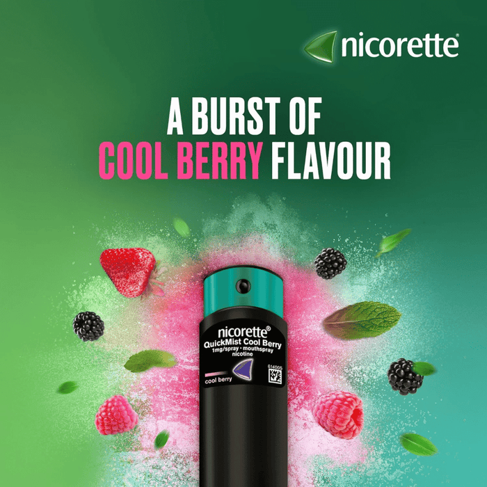 Nicorette Quickmist Cool Berry Double 2x1mg
