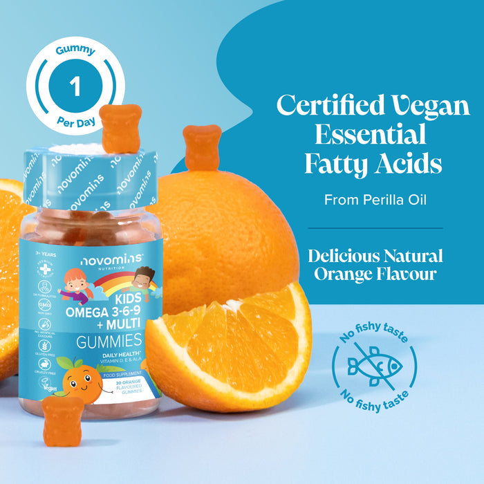 Novomins Kids Omega 3-6-9 Gummies