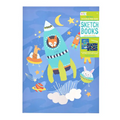 Ooly Doodle Pad Duo Sketchbooks, Set of 2 - Space Critters