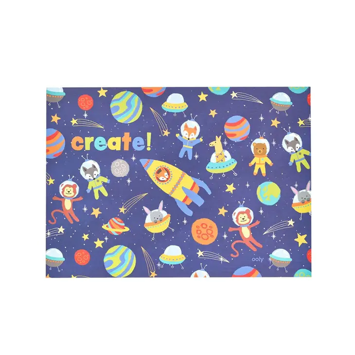 Ooly Doodle Pad Duo Sketchbooks, Set of 2 - Space Critters