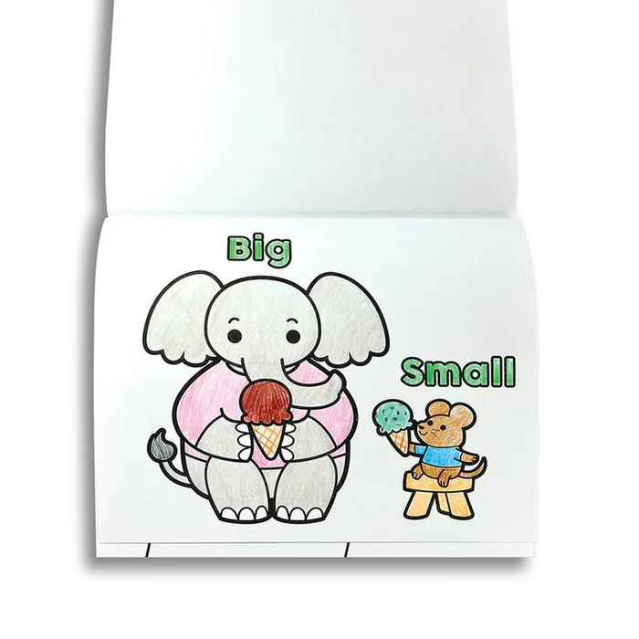 Ooly My First Toddler Color-in' Book - Opposites