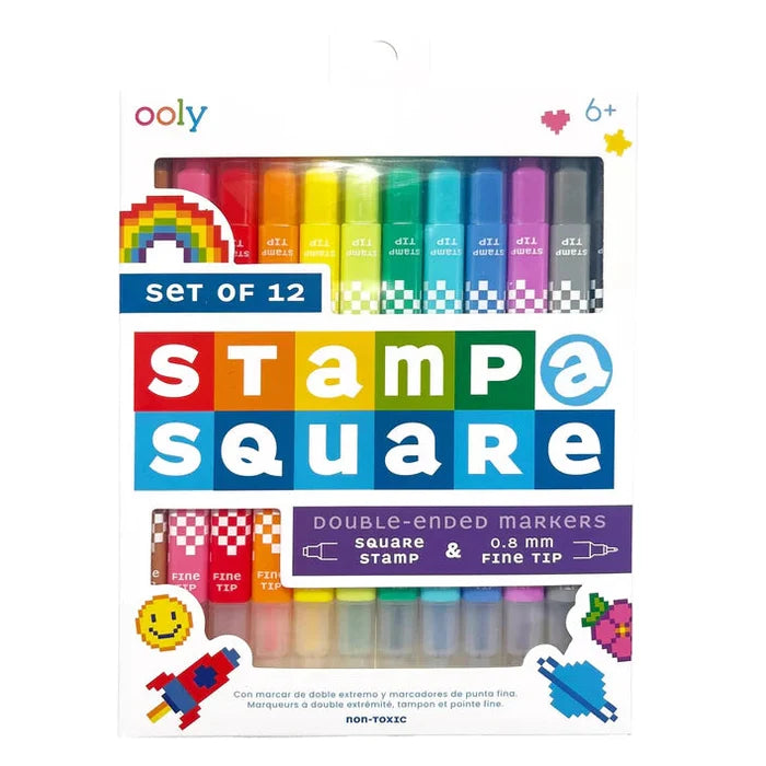 Ooly Stamp-A-Squre Double Ended Markers