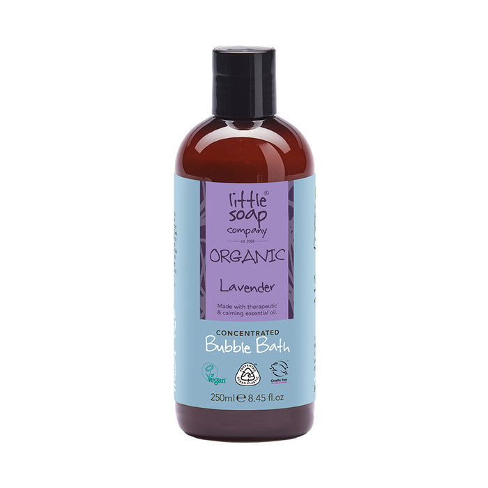 Organic Concentrated Pure Lavender Bubble Bath 250ml