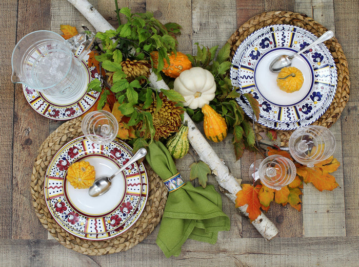 ORVIETO RED ROOSTER: Charger Buffet Platter