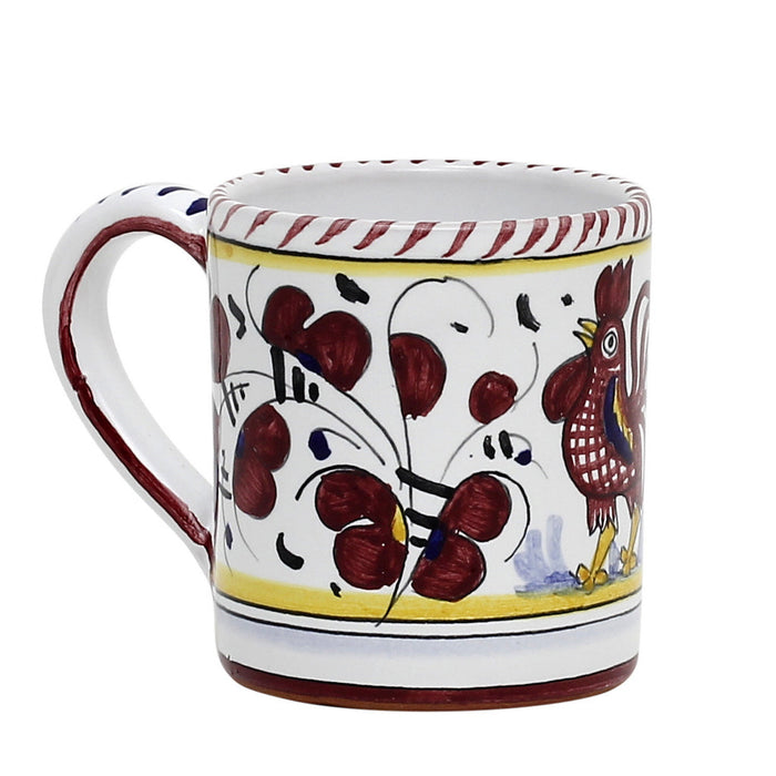 ORVIETO RED ROOSTER: Mug (10 Oz.)
