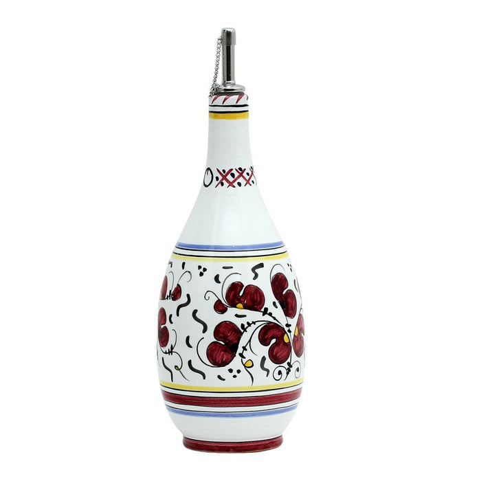 ORVIETO RED ROOSTER: Olive Oil Slim Bottle Dispenser
