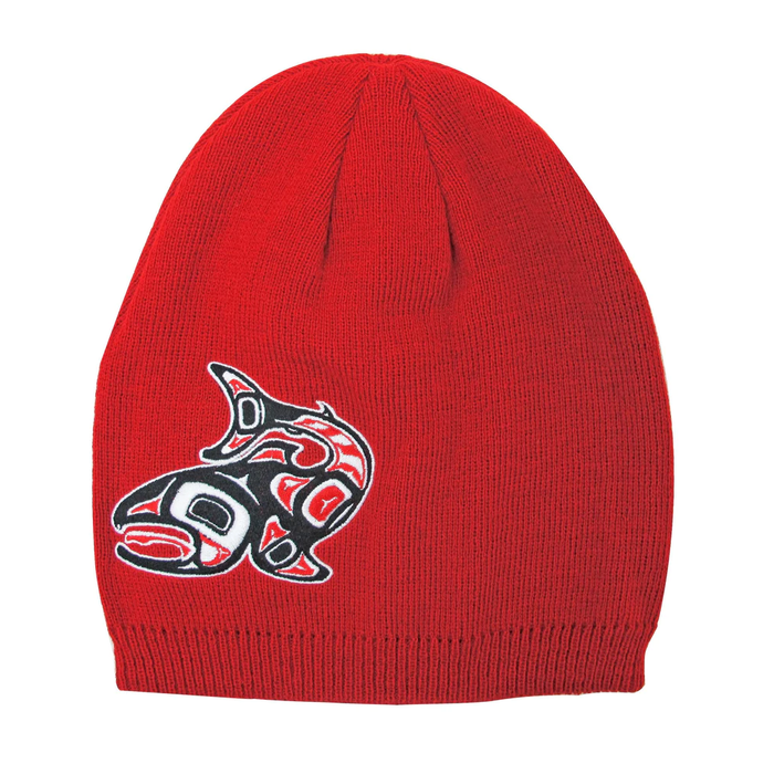 OSCARDO -  Embroidered Beanie - Salmon