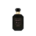 Black perfume bottle with 'KAYALI' branding on a white background