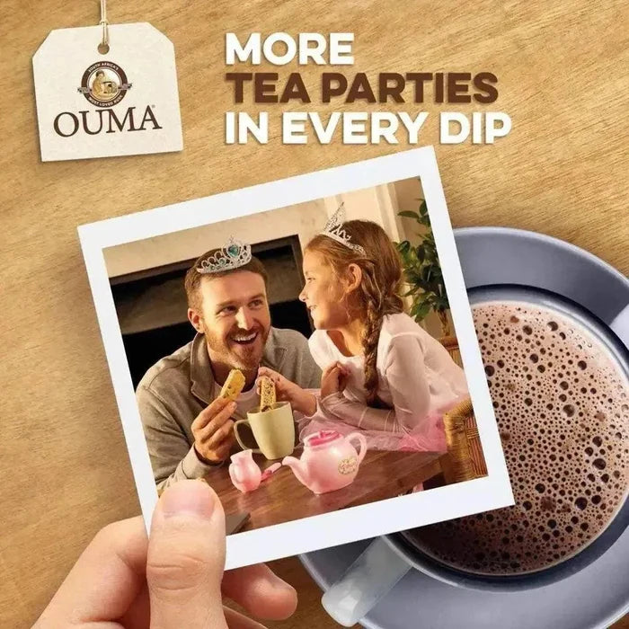 Ouma Rusks Buttermilk sliced 450g pack, traditional South African rusk for dipping in tea or coffee