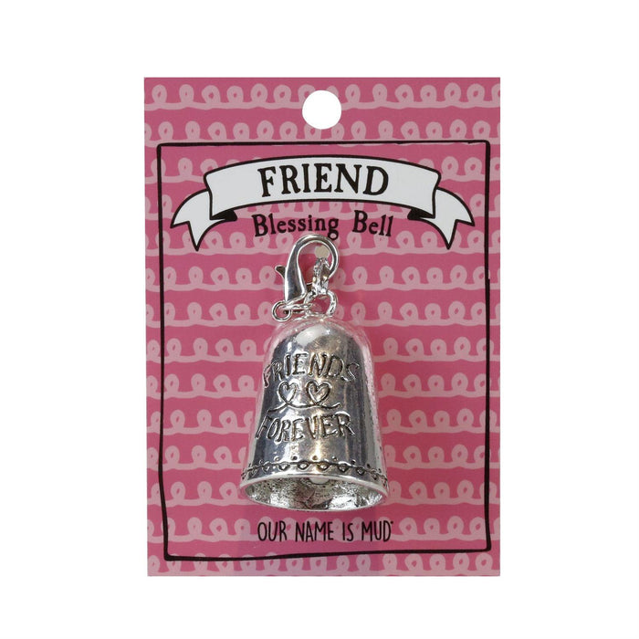 OUR NAME IS MUD Friend Blessing Bell Charm