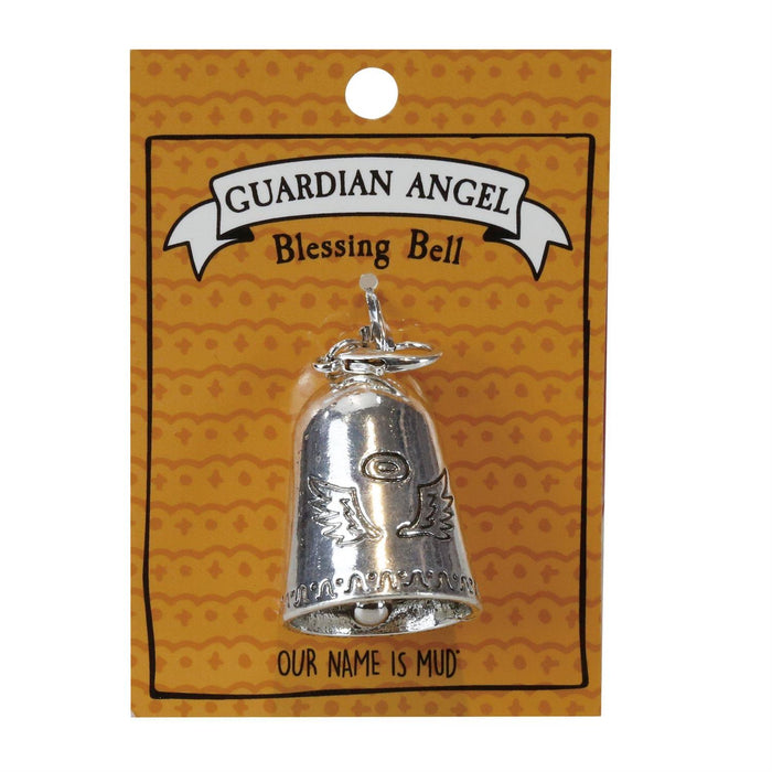 OUR NAME IS MUD Guardian Angel Blessing Bell Charm