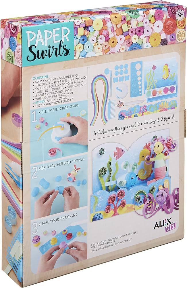 Paper Swirls Kit Mermaid Ocean
