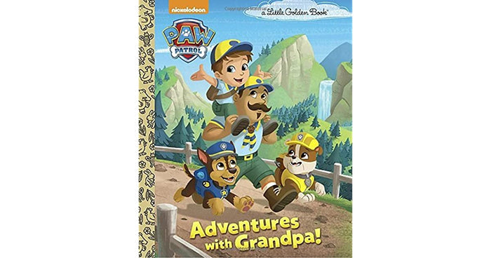 Paw Patrol Adventures With Grandpa - Little Golden Book