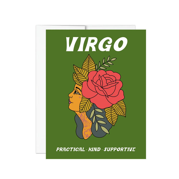 Perfect Little Virgo - Notecard