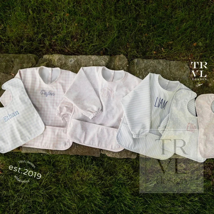 Perfect Smock Bib Pink Check