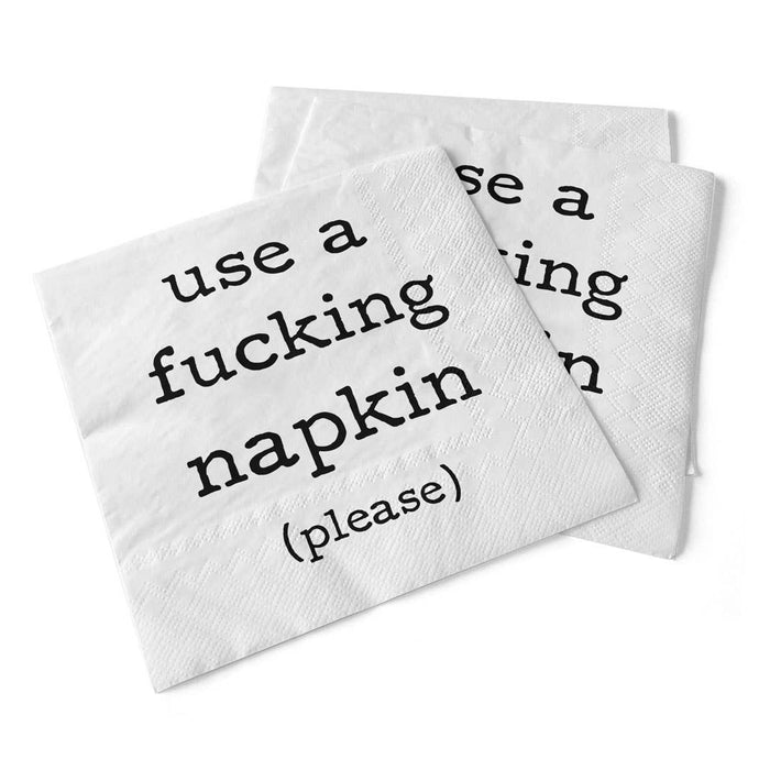 Pinetree Innovations - Use a F--king Napkin | Beverage Napkins