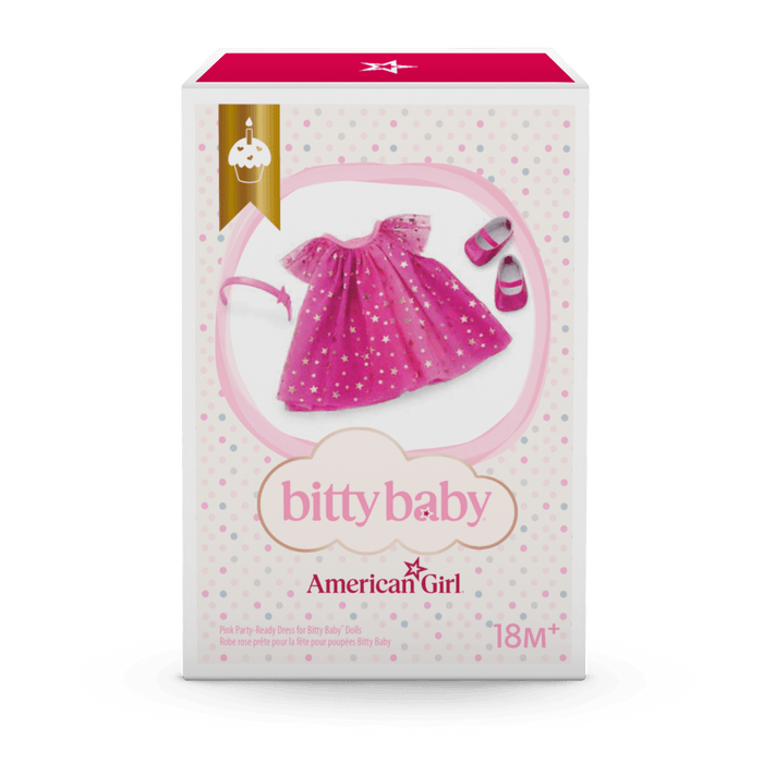 Pink Party-Ready Dress for Bitty Baby® Dolls