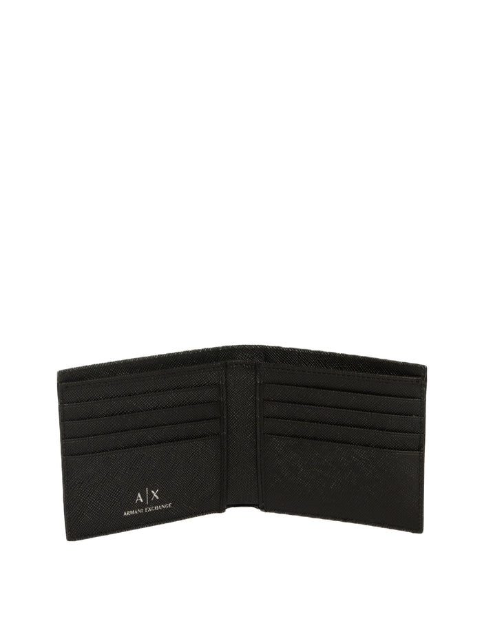 ARMANI EXCHANGE Portafogli pelle nero XM000168 AF12702-UC001