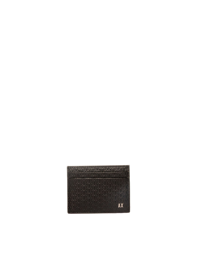 ARMANI EXCHANGE portafoglio logo nero 958053 4R847-00020