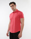 Punch Solid Stretch Jersey Knit Short Sleeve Shirt St-963
